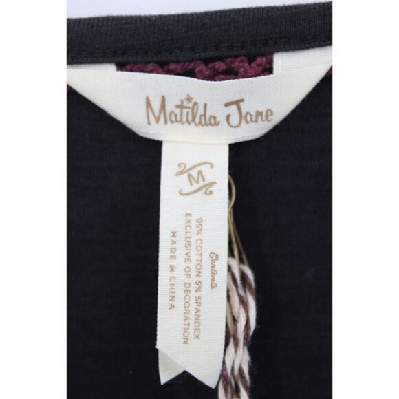 Matilda Jane Dress Womens Med Black Empire Waist Camp Discovery A-Line Flare NWT - Picture 6 of 6